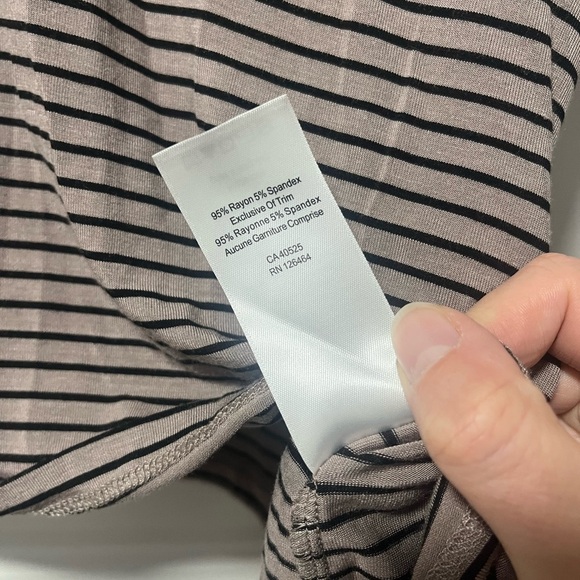 Striped Short Sleeve T-Shirt buttery soft - Picture 3 of 3